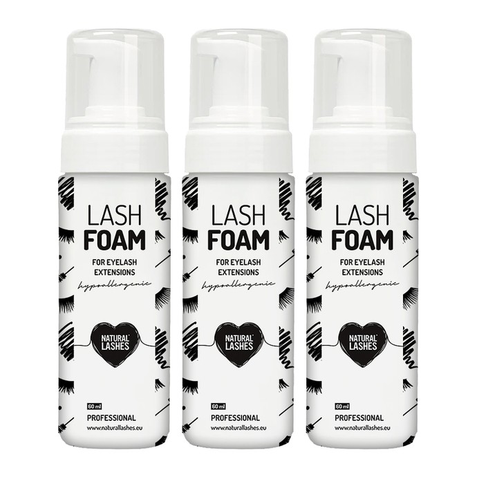 3 × Profesionální - Pěnový čistič - 60 ml