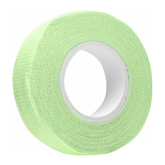 Cinta de papel - para aislamiento de pestañas - 1.3cm × 9m | Verde