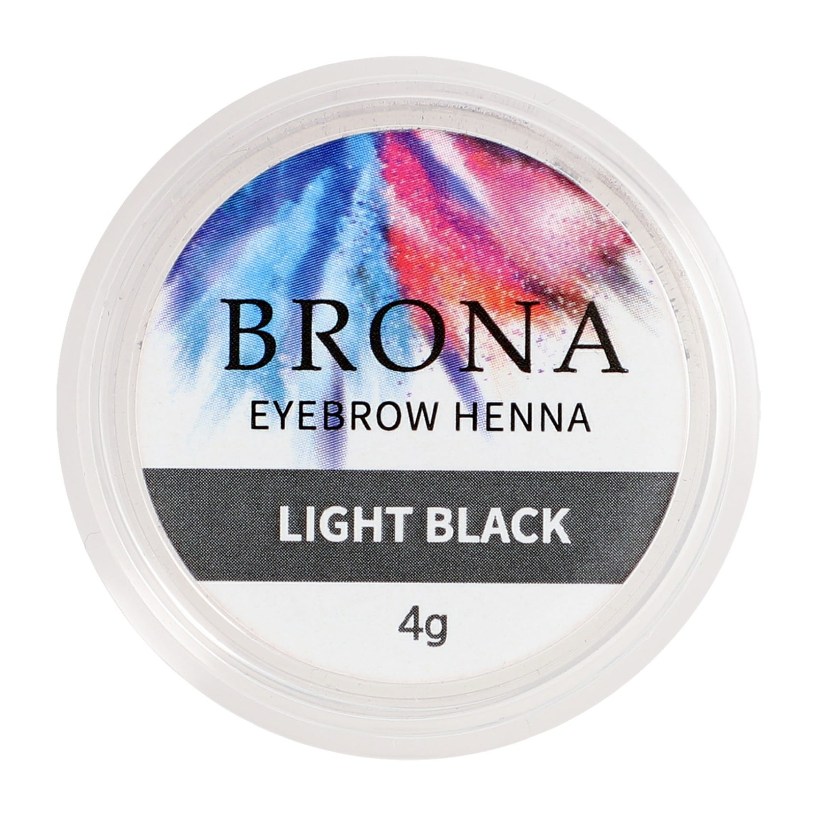 BRONA - Henna Augenbrauen - Hell Schwarz