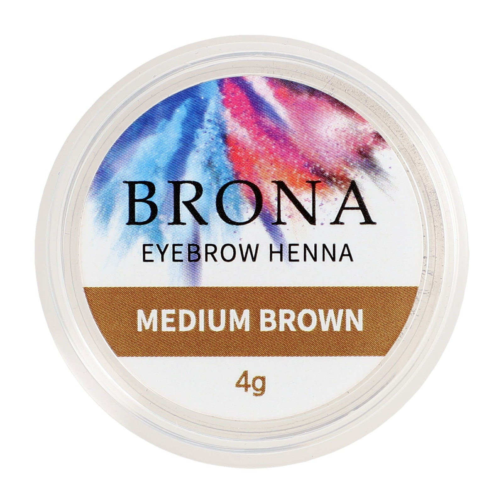 BRONA - Henna Augenbrauen - Mittelbraun
