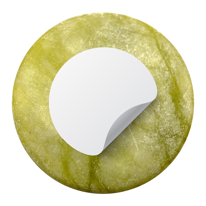20 pegatinas pequeñas - para piedra de jade
