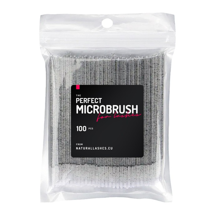 Brillantes Micro-cerdas Negras - 2.0mm | 100 pzs./set