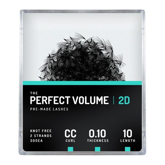 Perfect Volume - 300 extensions 2D préfabriquées - 10mm, CC, 0.10mm