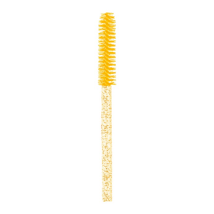 Cepillos desechables - 50 piezas/juego - Amarillo brillo