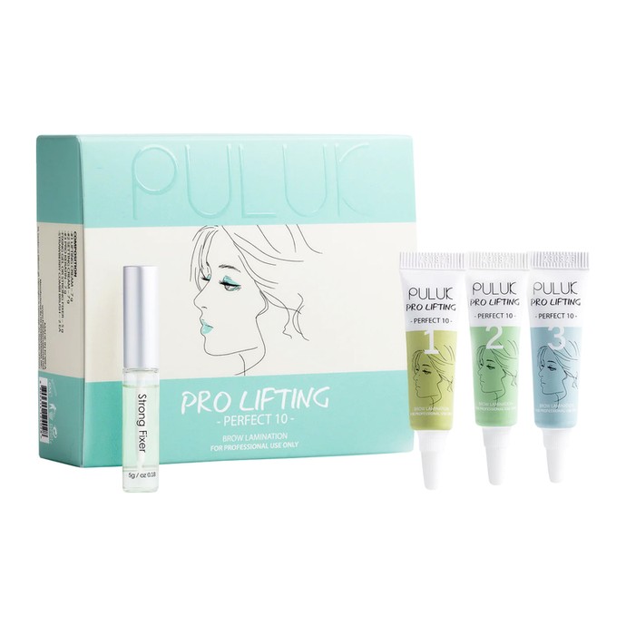 Kit za laminacijo obrvi - Puluk Pro Lifting - Popolna 10