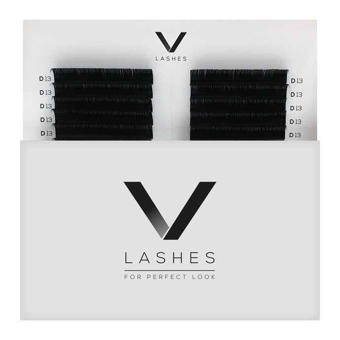 Cils en V - 14 mm, D, 0,15 mm