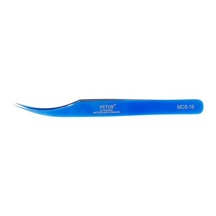 Pince à épiler VETUS - MCS-18 Bleu
